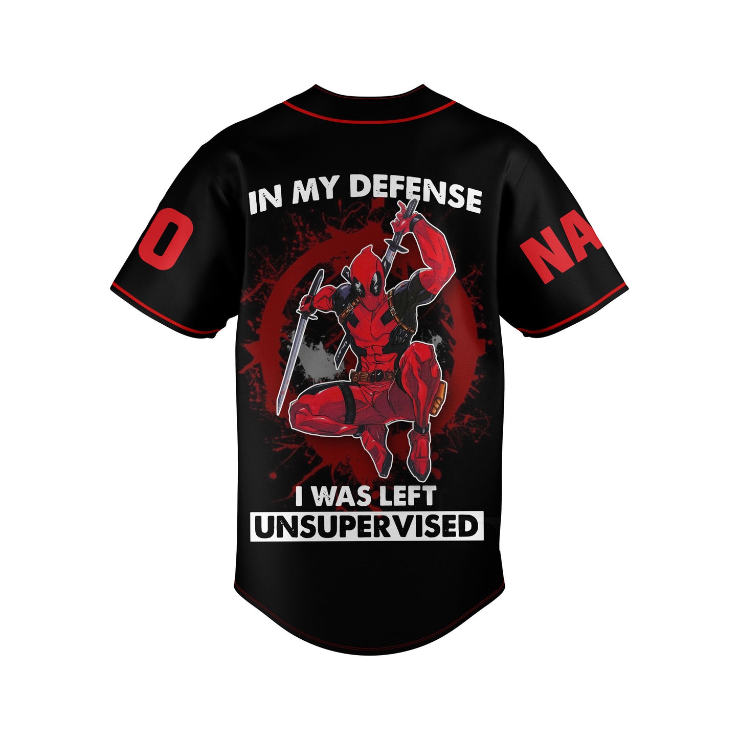 Comfimerch Deadpool In My Defense Baseball Jersey For Fans - Comfimerch